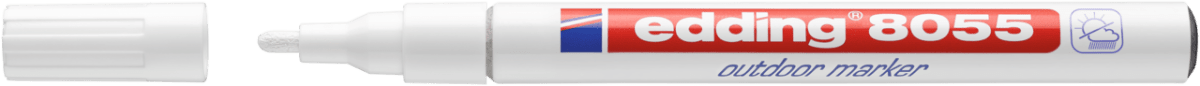 Marcador para exteriores Edding e-8055 Blanco2