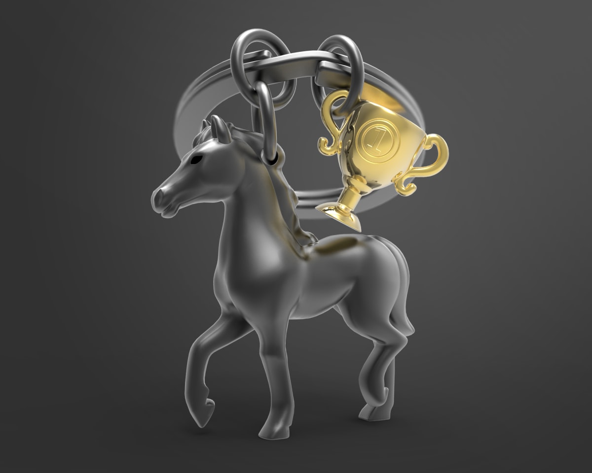 Metalmorphose® Llavero Vectorbox - Caballo2