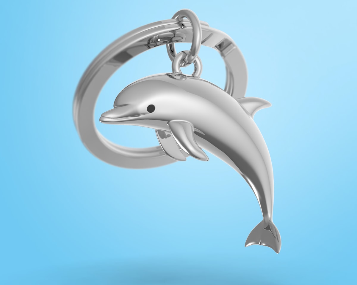 Metalmorphose® Llavero Vectorbox - Delfin2