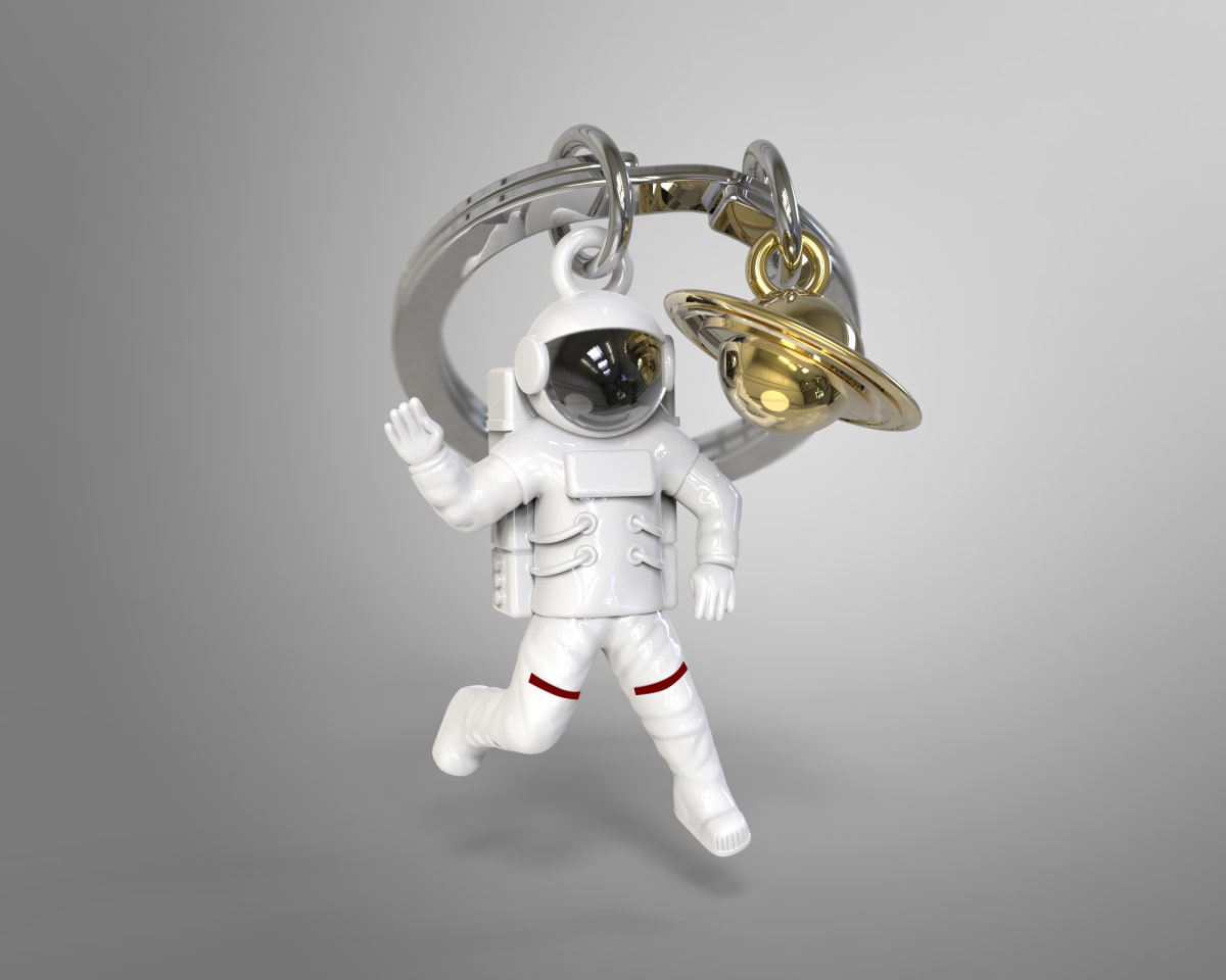 Metalmorphose® Llavero Vectorbox - Astronauta2
