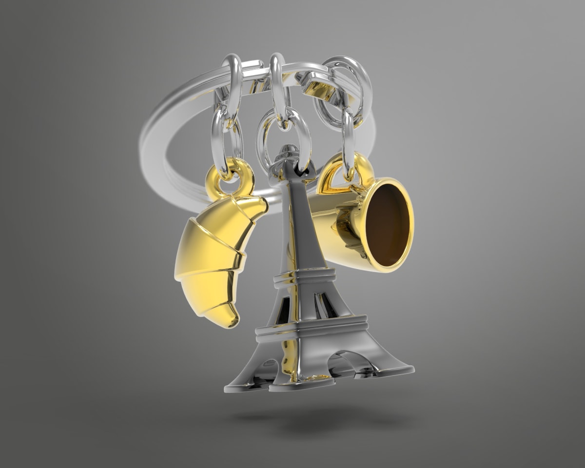 Metalmorphose® Llavero Vectorbox - Paris2