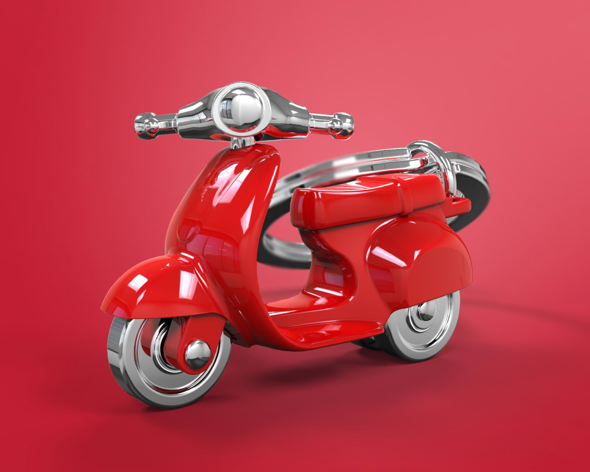 Metalmorphose® Llavero Vectorbox - Scooter2