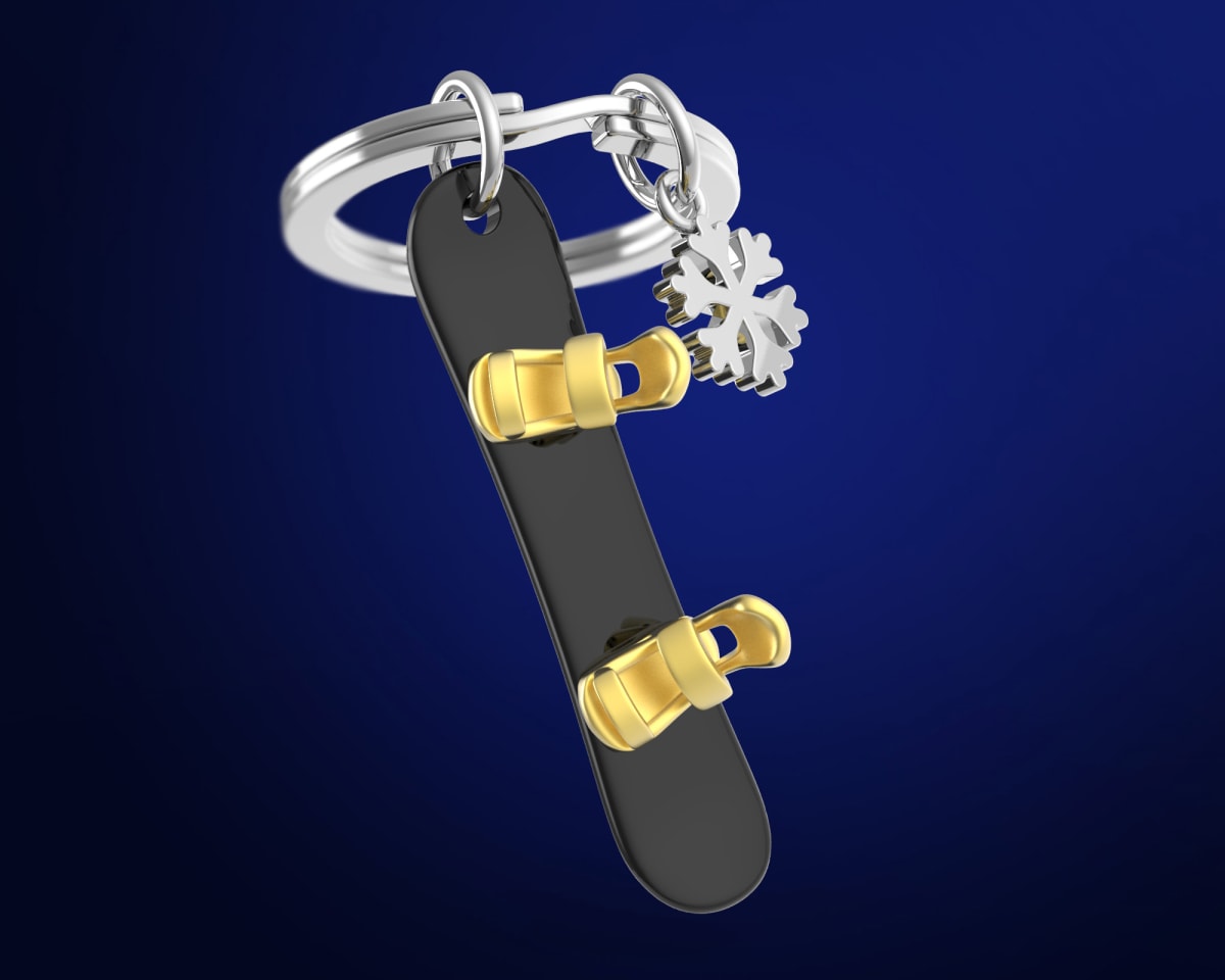 Metalmorphose® Llavero Vectorbox -Snowboard2