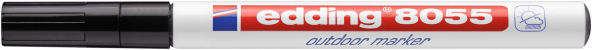 Marcador para exteriores Edding e-8055 Negro2