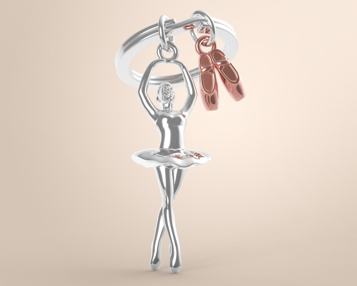 Metalmorphose® Llavero Vectorbox - Bailarina de Ballet2