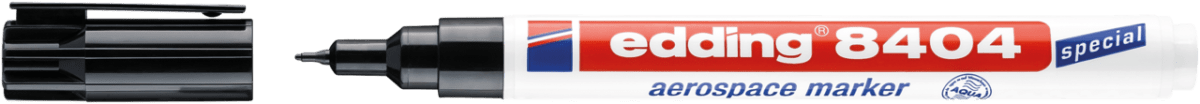 Marcador aeroespacial Edding e-8404 negro