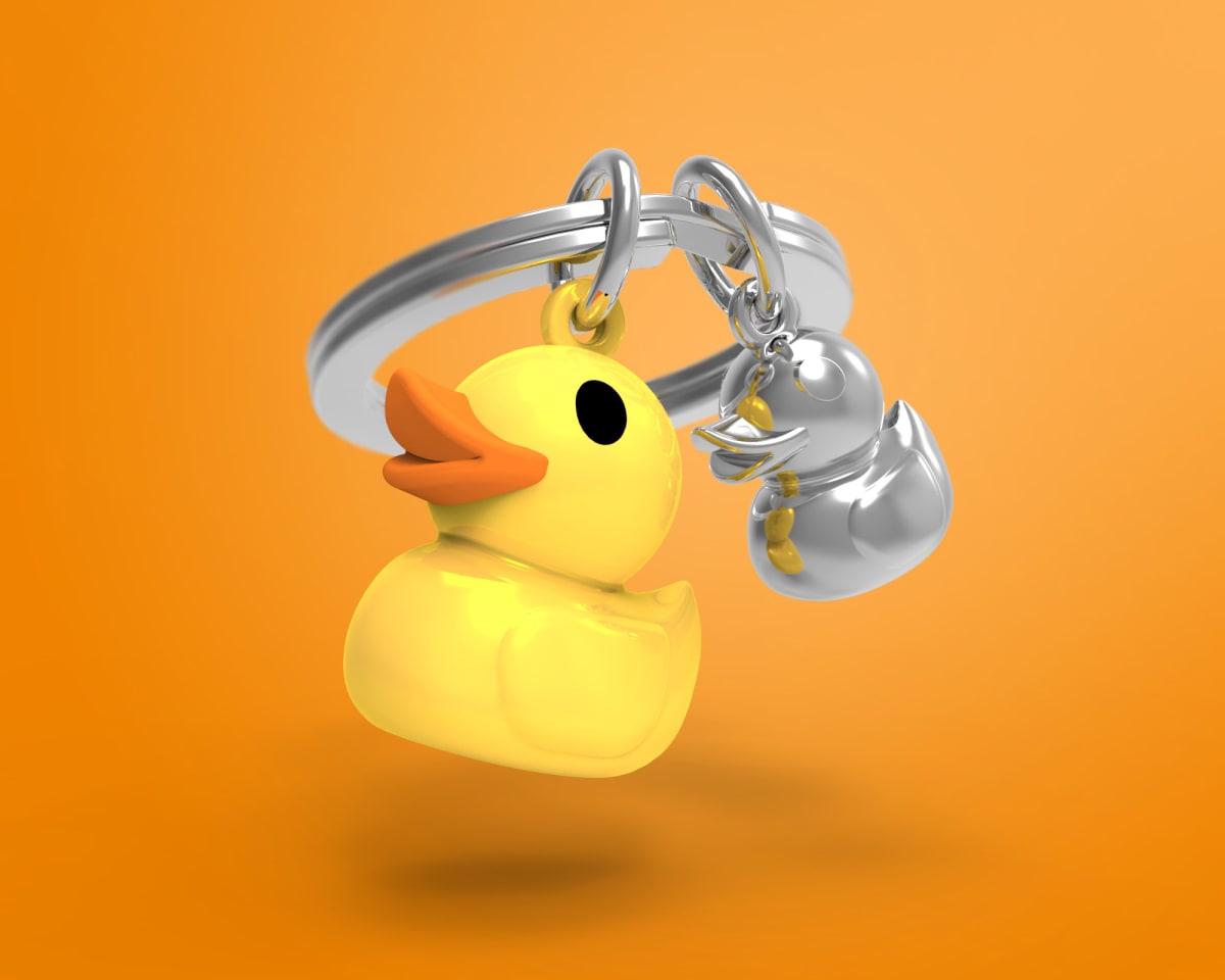 Metalmorphose® Llavero Vectorbox - Pato2
