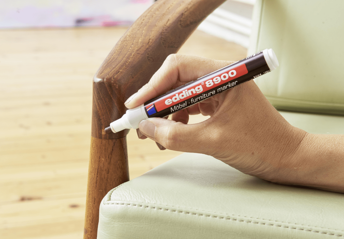 Marcador lacado para muebles Edding E-8900 Caoba2
