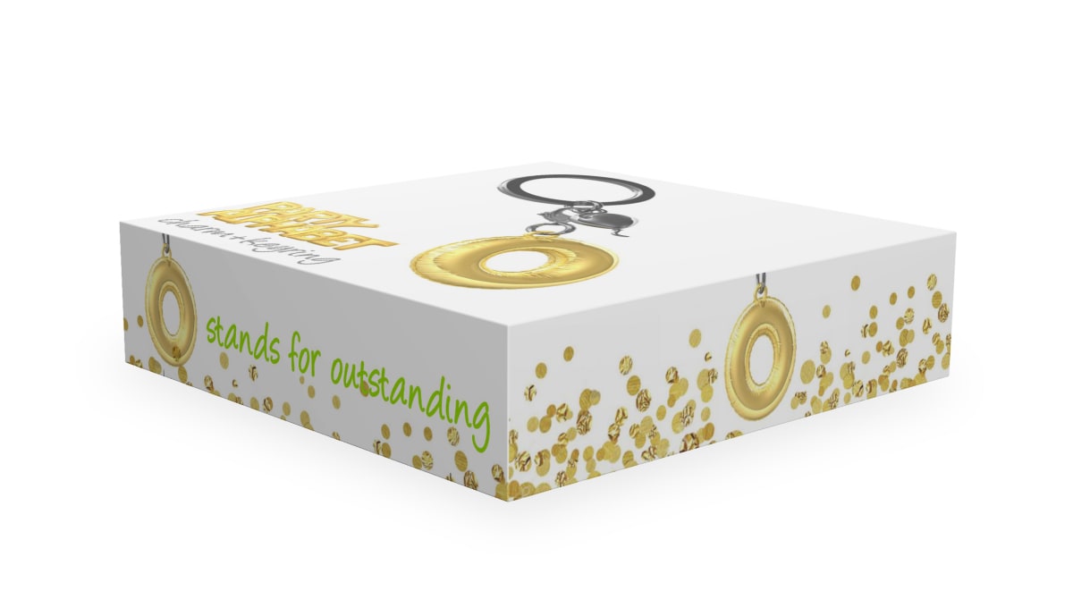 Metalmorphose® Llavero Letras de acero - O3