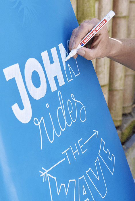 Marcador para exteriores Edding e-8055 Blanco4