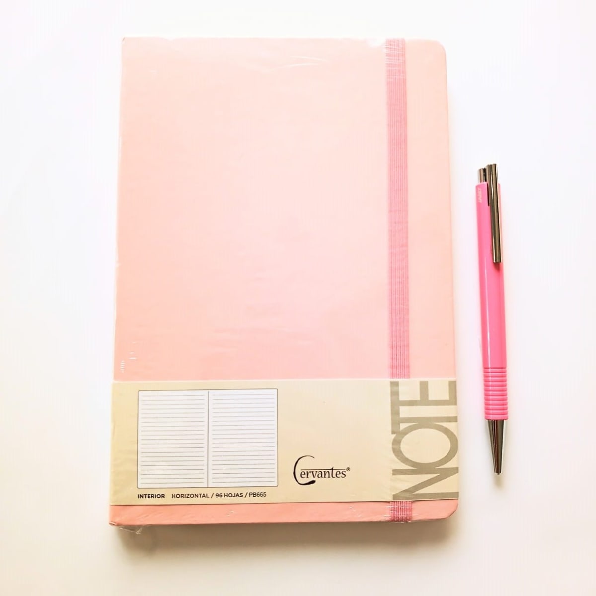 Set Bolígrafo Lamy Logo Rose + Cuaderno Madrid Papel Rose2