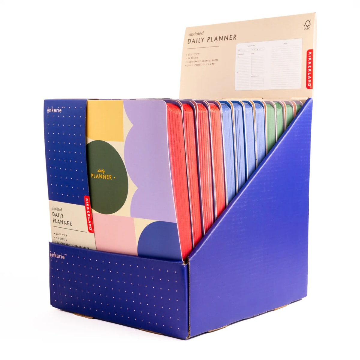 Planificador Diario Kikkerland Sin Fecha Inkerie4