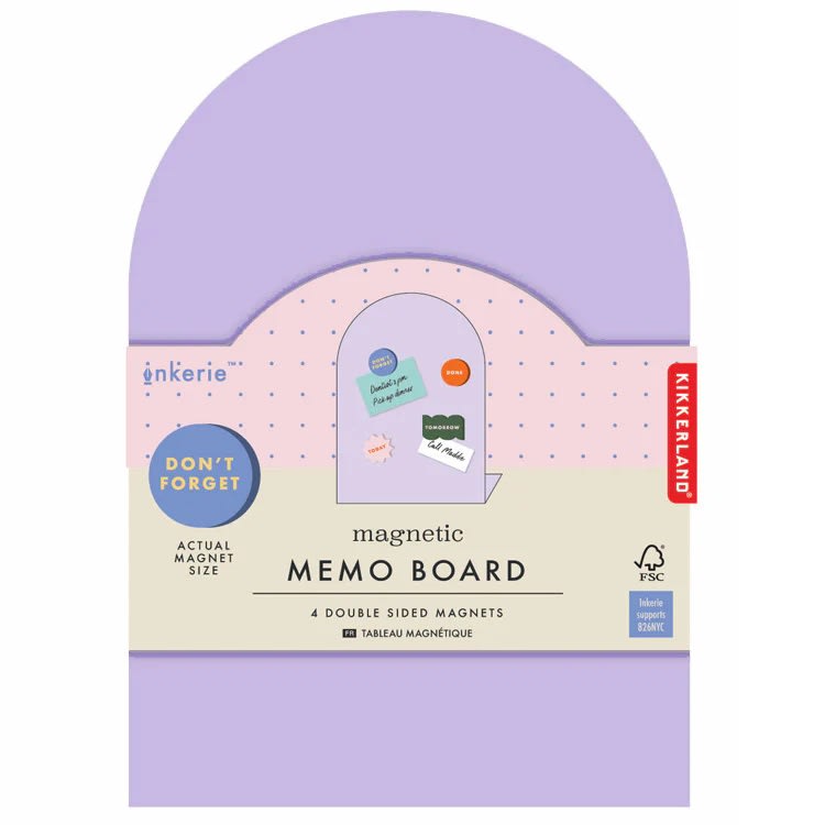 Tablero De Memo Kikkerland  Magnético Purpura Inkerie3