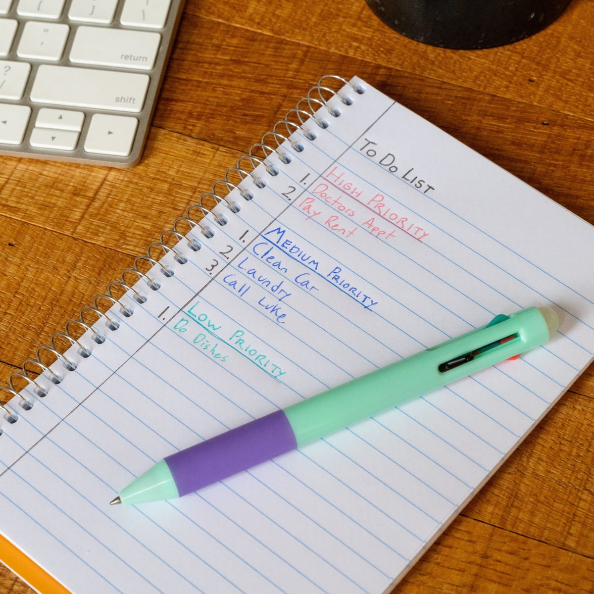 Bolígrafo Kikkerland Borrable Multicolor2