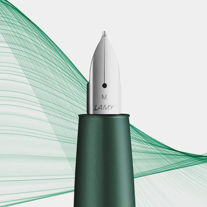 077 Pluma Lamy Aion Edición Especial Punta F Dark Green (LA) adg3
