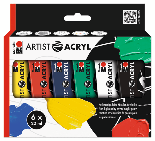 Marabu Acrylic Artista, 6 x 22 ml1