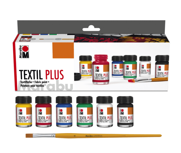 Marabu Textil Plus Set 6u. x 15 ml2