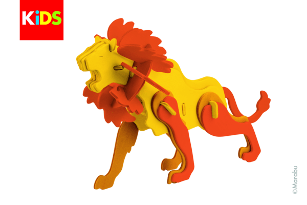 Marabu KiDS Puzzle 3D - Lion3