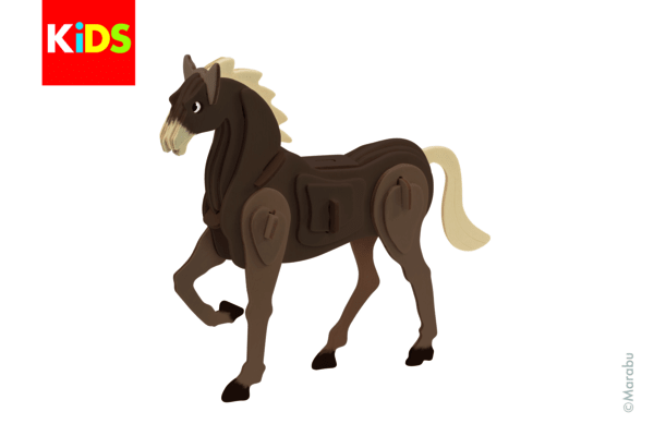 Marabu KiDS Puzzle 3D - Horse4