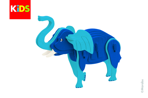 Marabu KiDS Puzzle 3D - Elephant3