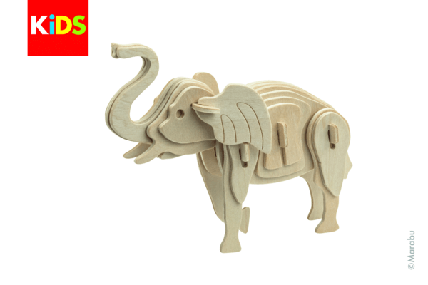 Marabu KiDS Puzzle 3D - Elephant2
