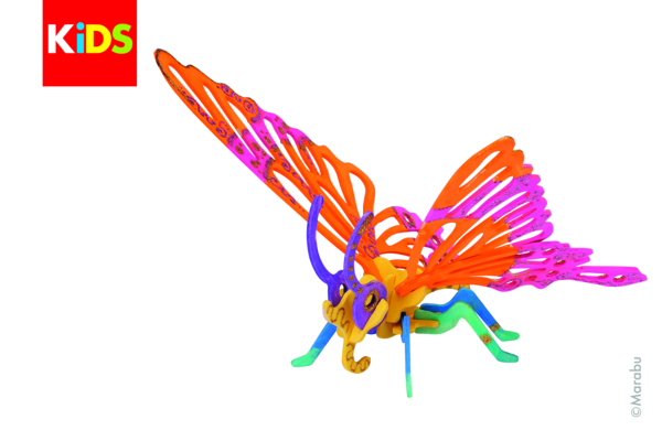 Marabu KiDS Puzzle 3D - Butterfly3