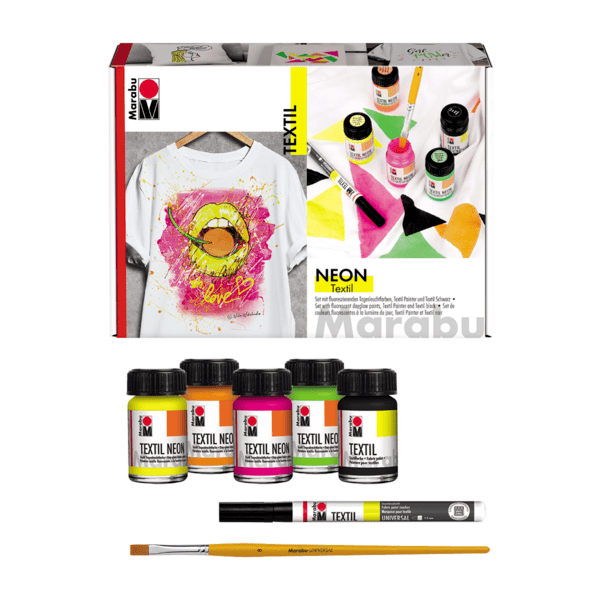 Marabu Textil Set Neón  4u. x 15 ml3