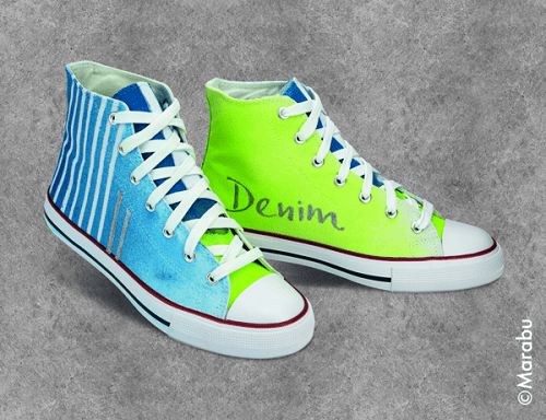 Marabu Fashion Spray - Cool Denim, Set 3u. x 100 ml, 1 x 25 ml3