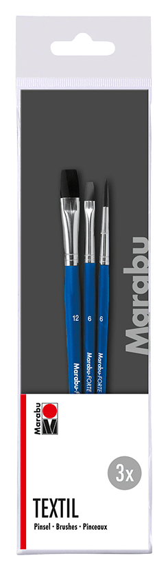Marabu Set 3 Pinceles Textil1