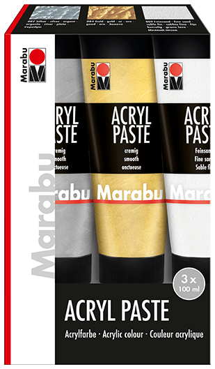 Marabu Pintura Acrylic metalizados 3u. x 100 ml1