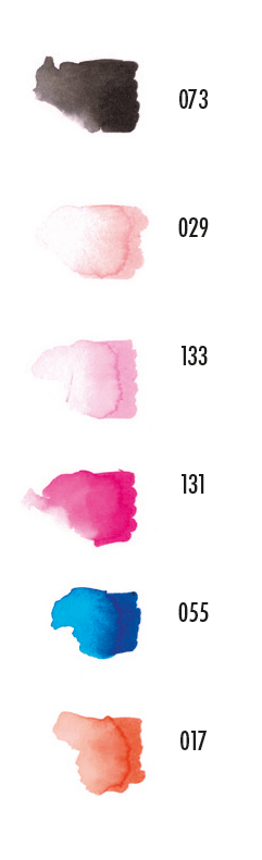 Marabu Aquapen 6  doble punta, y punta pincel - Make Mash4