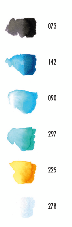 Marabu Aquapen 6 unidades doble punta3