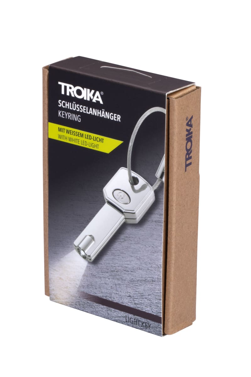 Llavero  Troika con luz LED diseño llave4
