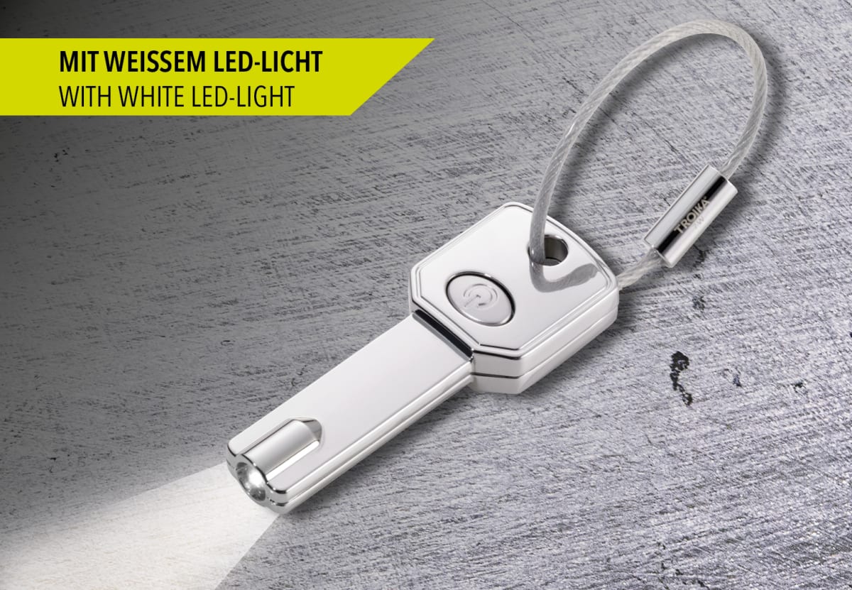 Llavero  Troika con luz LED diseño llave5