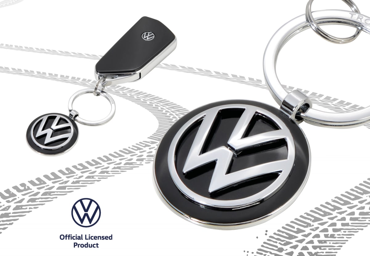 Llavero  Troika, Diseño Volkswagen redondo.2