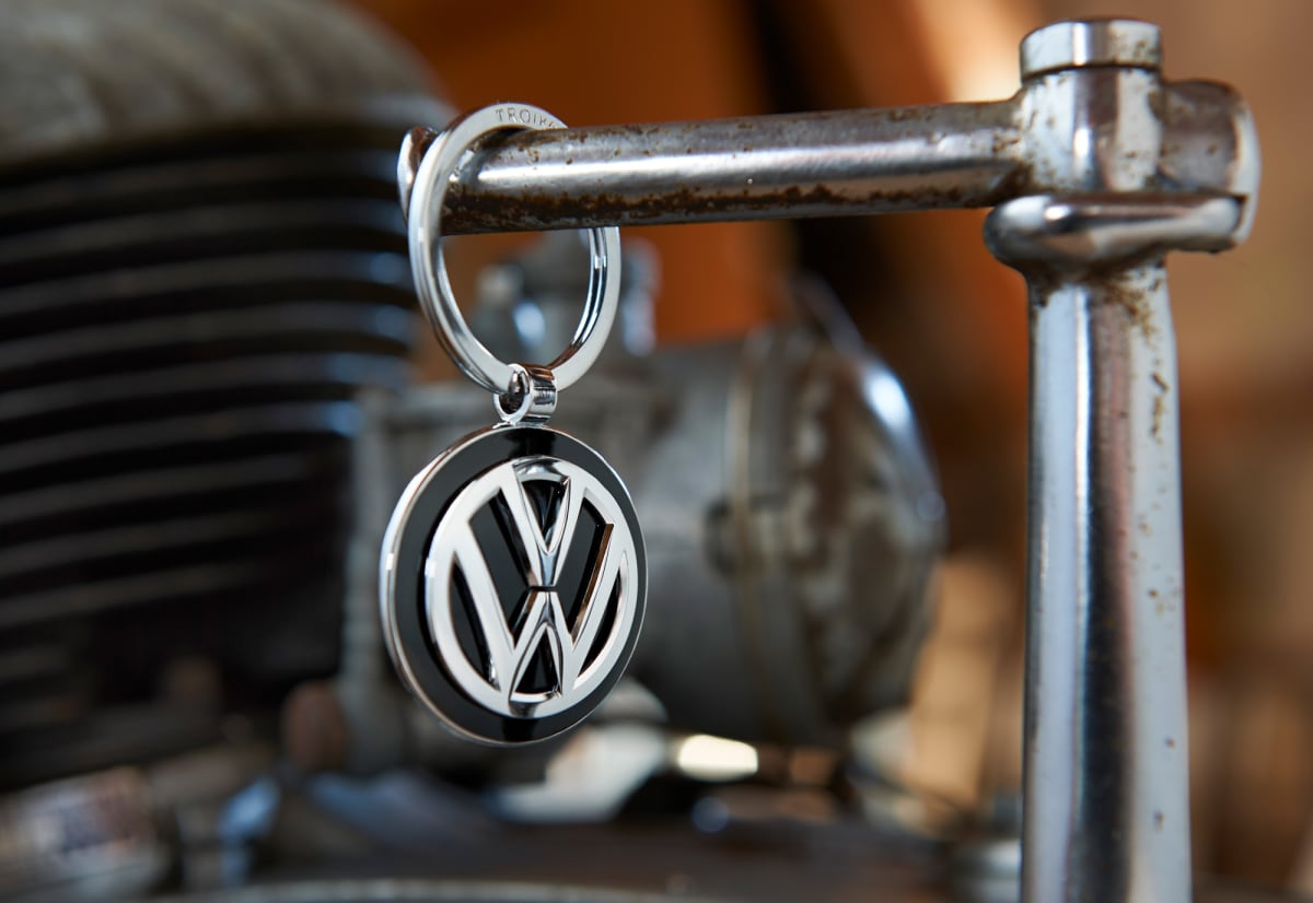 Llavero  Troika, Diseño Volkswagen redondo.3