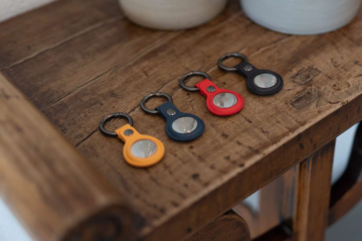 Llavero TROIKA  AIRTAG COVER azul oscuro, gunmetal6