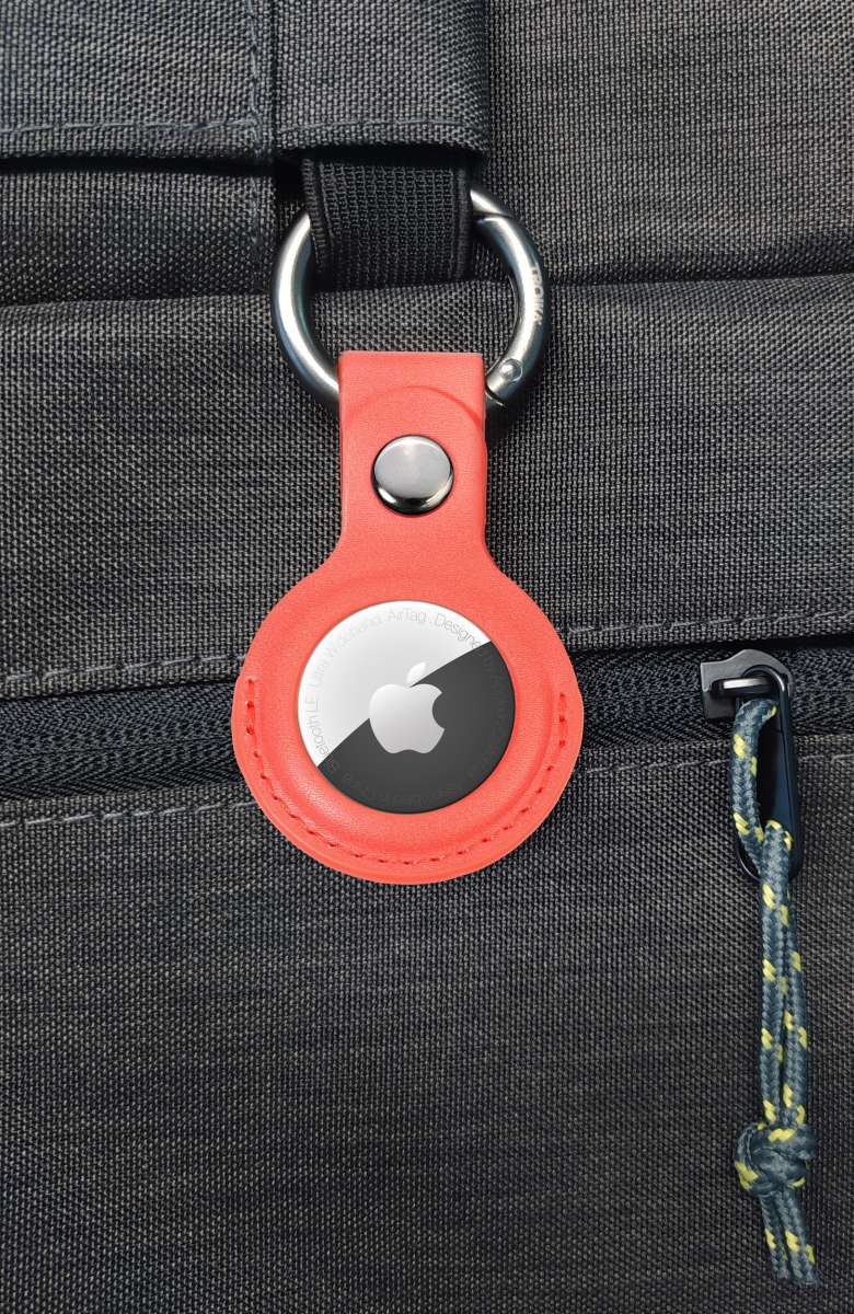 Llavero TROIKA AIRTAG COVER gunmetal, naranja3