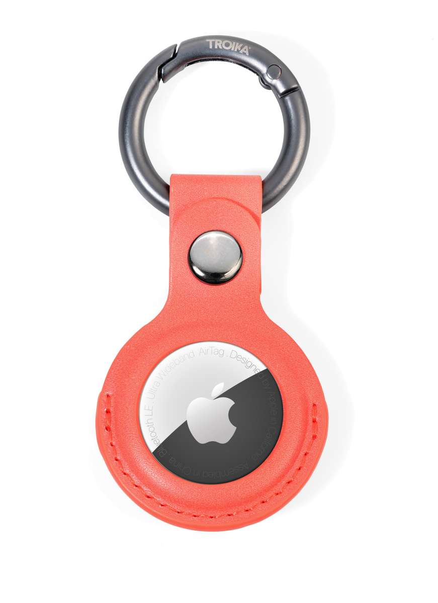 Llavero TROIKA AIRTAG COVER gunmetal, naranja4