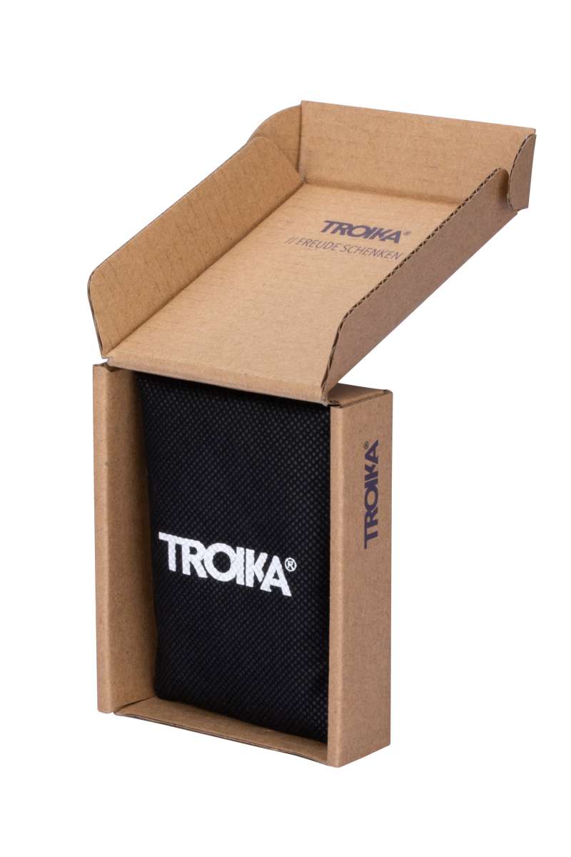 Llavero TROIKA  AIRTAG COVER gunmetal, lila9