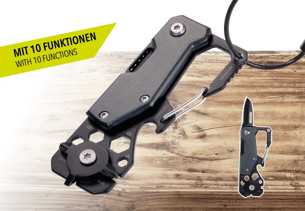 Miniherramienta Troika con 10 funciones,6