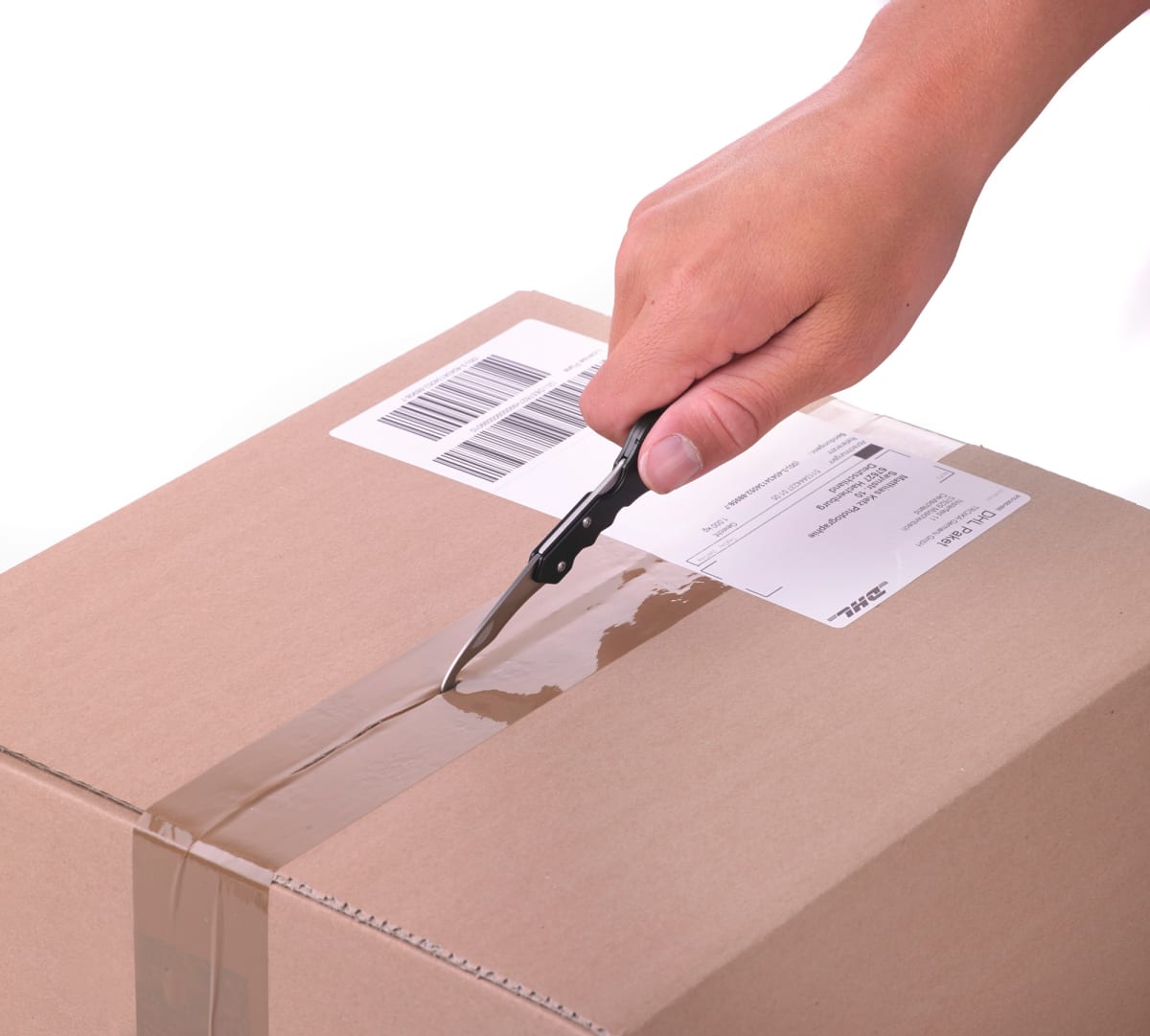 Llavero Troika y Cuchillo para paquetes,  negro6