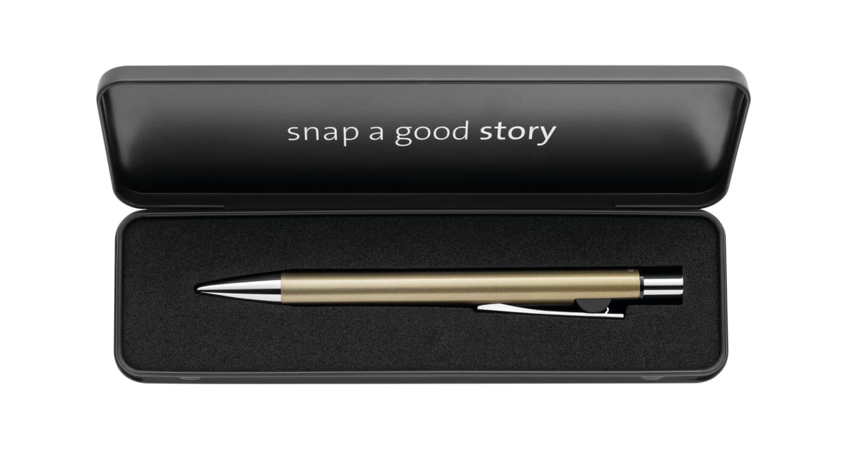 Bolígrafo Pelikan Snap - Caja de metal Gold8