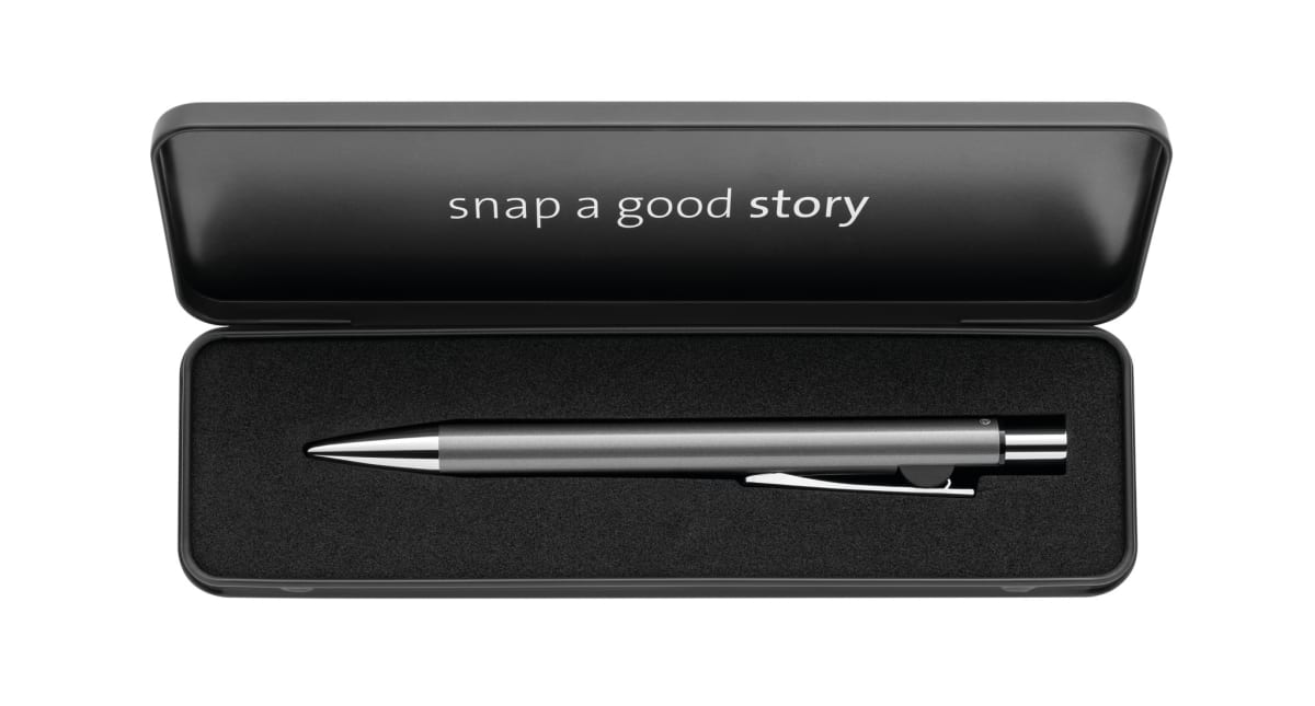 Bolígrafo Pelikan Snap - Caja de metal Platinum7