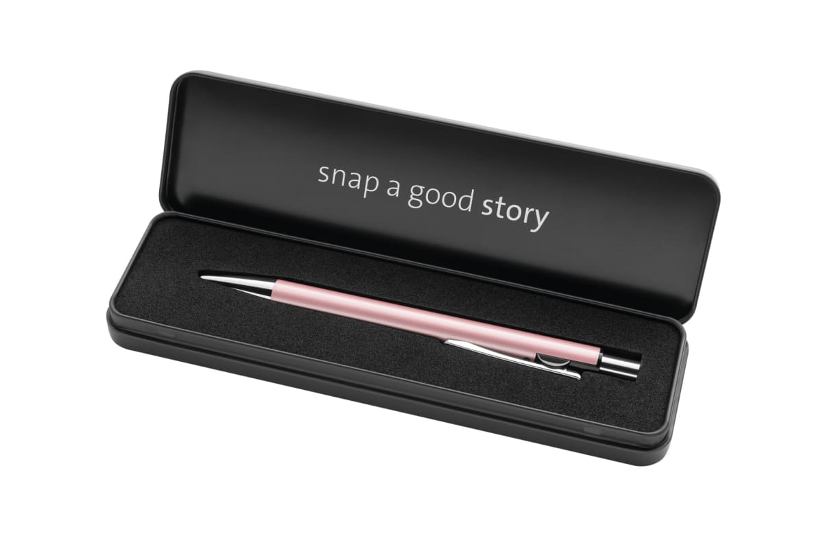 Bolígrafo Pelikan Snap - Caja de metal Rosegold7