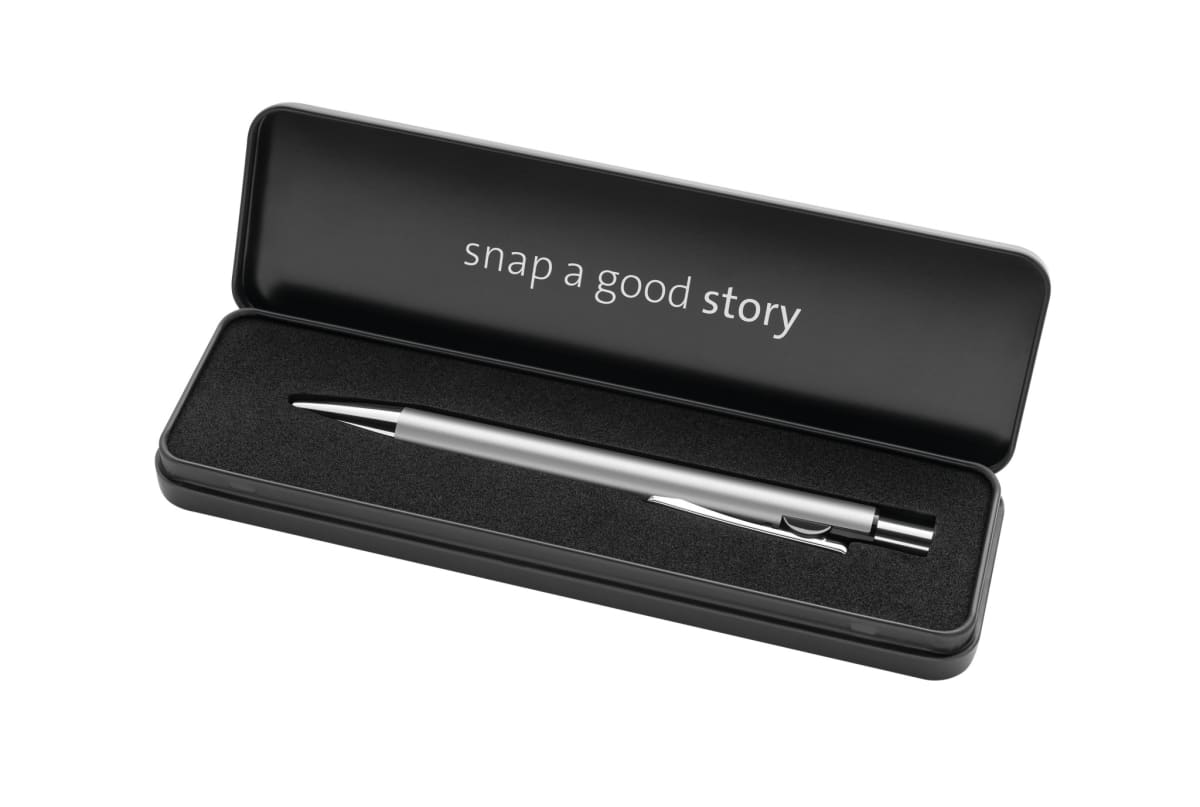 Bolígrafo Pelikan Snap - Caja de metal Silver8