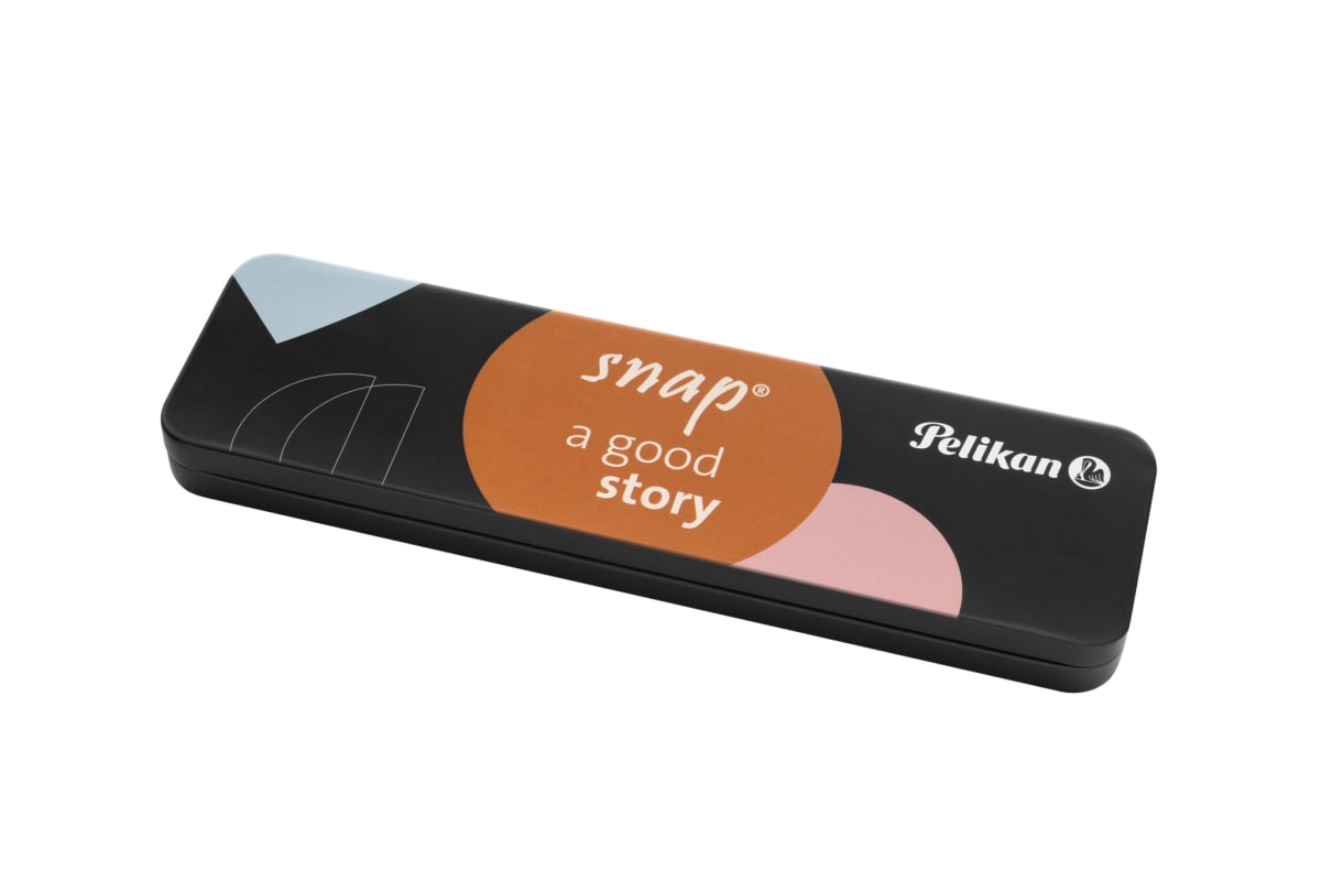 Bolígrafo Pelikan Snap - Caja de metal Platinum5