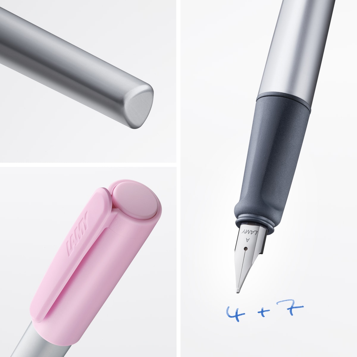 Pluma Marca Lamy, Modelo Nexx Punta Media, Color Rosa3