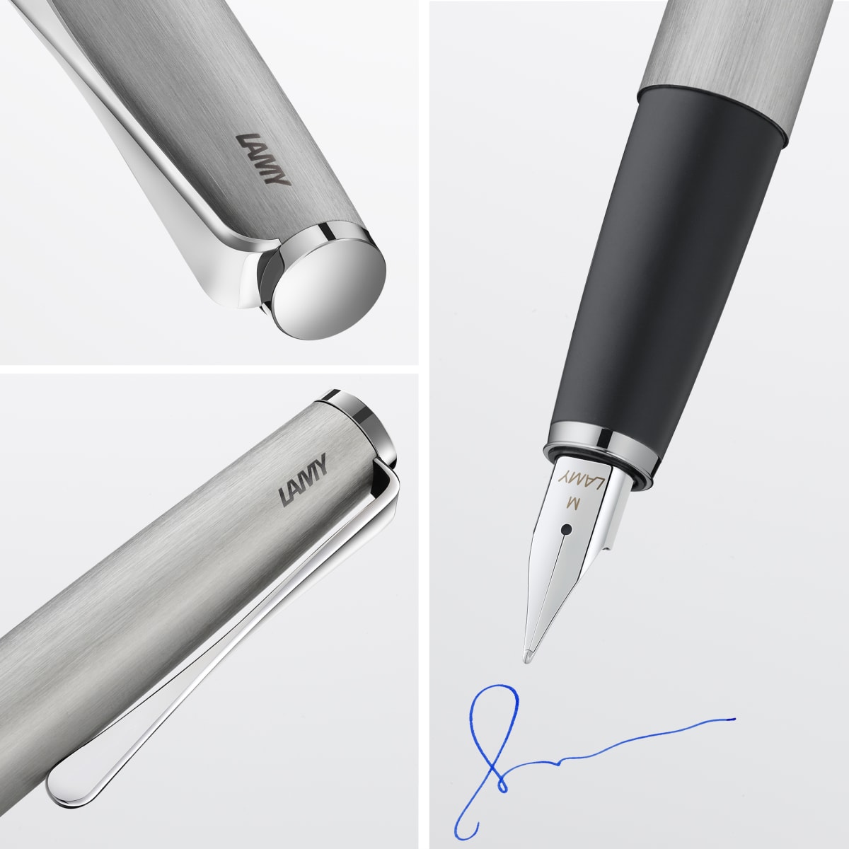 Pluma Lamy Studio cepillado F3