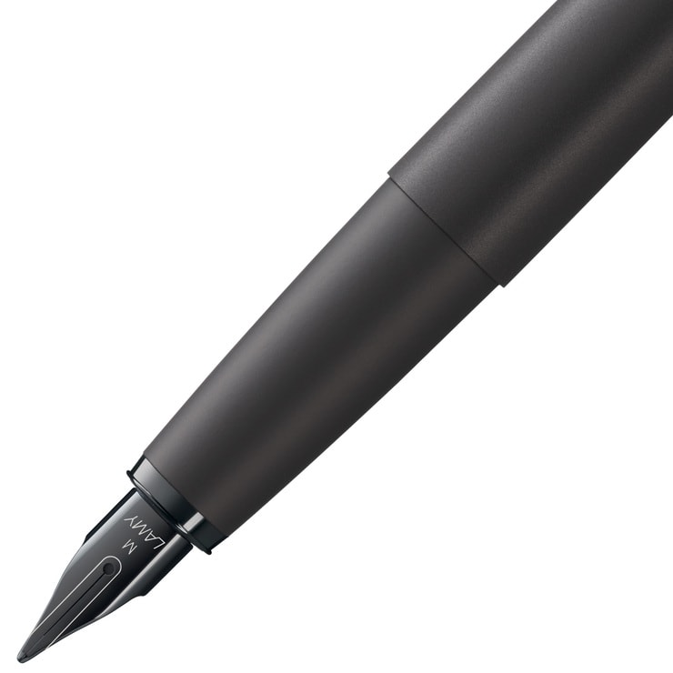 Set de Pluma lamy Studio  All-Black + Convertidor + Tintero T52 Azul2
